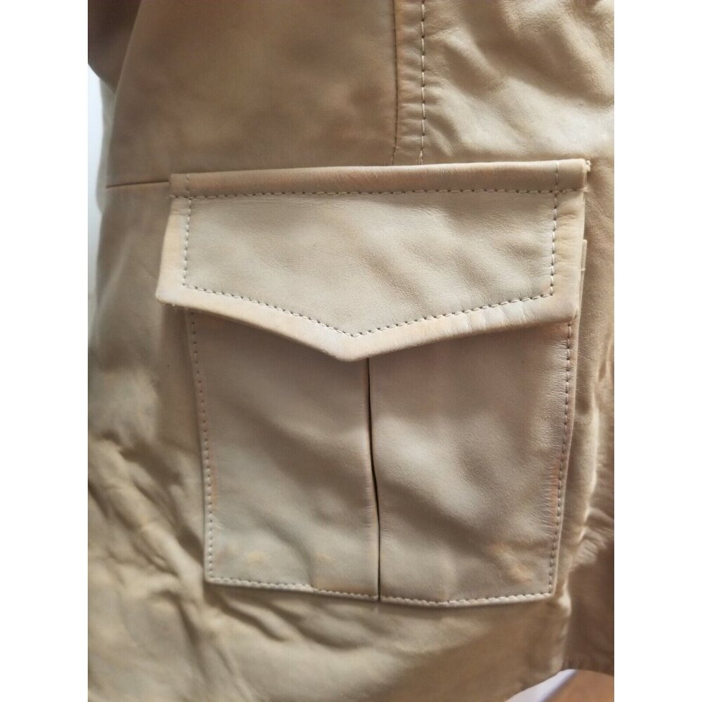 Vintage Scully Leather Jacket Fringe Rodeo Cowboy Love Ladies Size L Camel - Picture 4 of 12